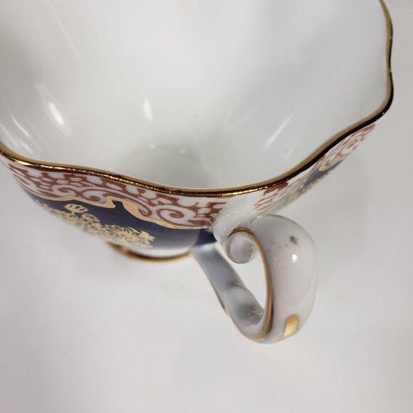 Vintage Salisbury English Bone China 3-piece Tea Trio Cobalt, Gold Trim - Picture 5 of 8